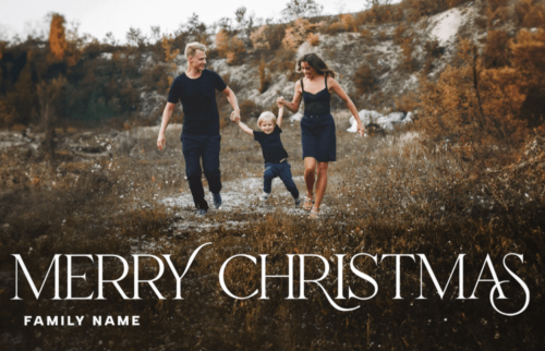 horizontal family Christmas card - some of our favorite family Christmas cards